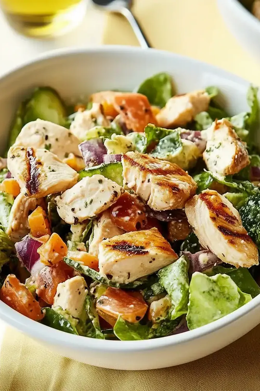 Quick Lemon & Herb Chicken Salad Jars