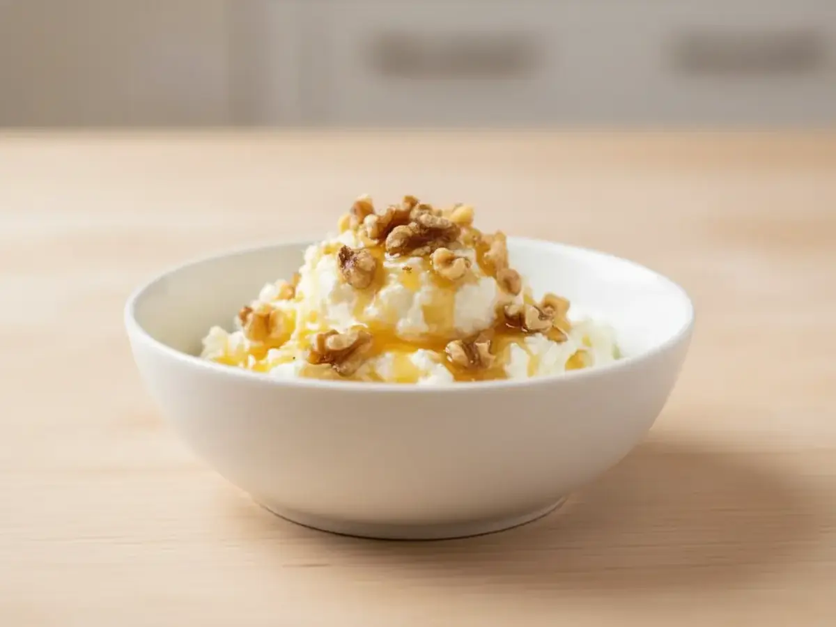 Ricotta Cheese with Honey and Walnuts