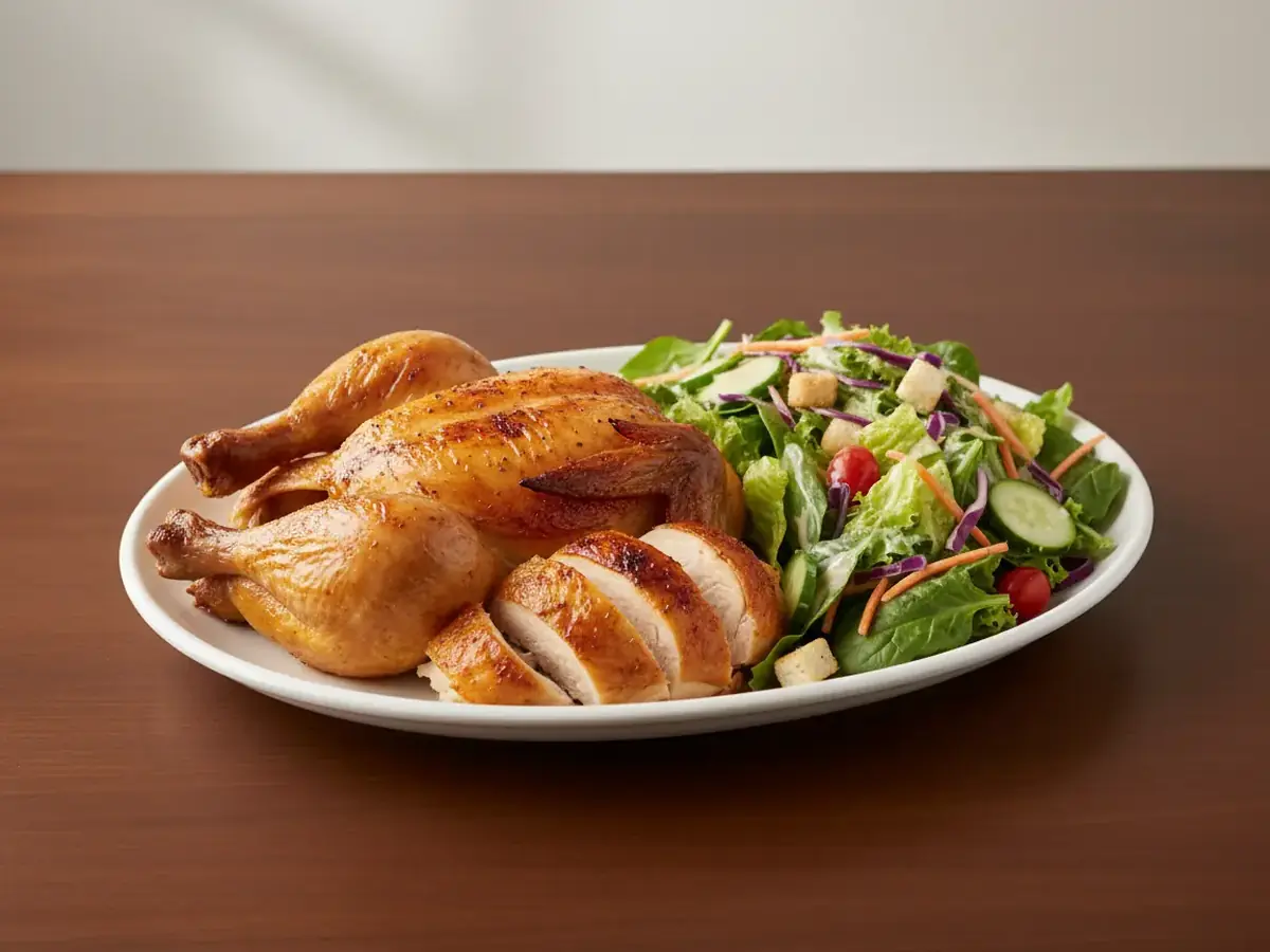Rotisserie Chicken & Bagged Salad