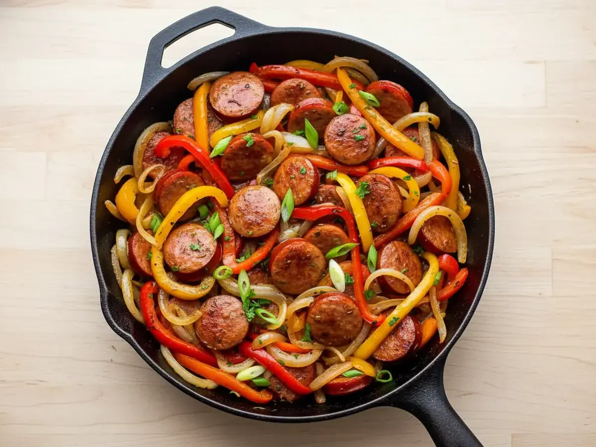 Sausage, Pepper, and Onion Skillet