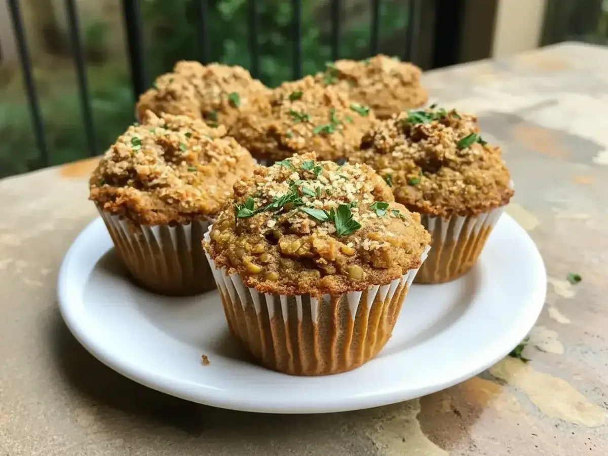 Savoury Lentil Muffins