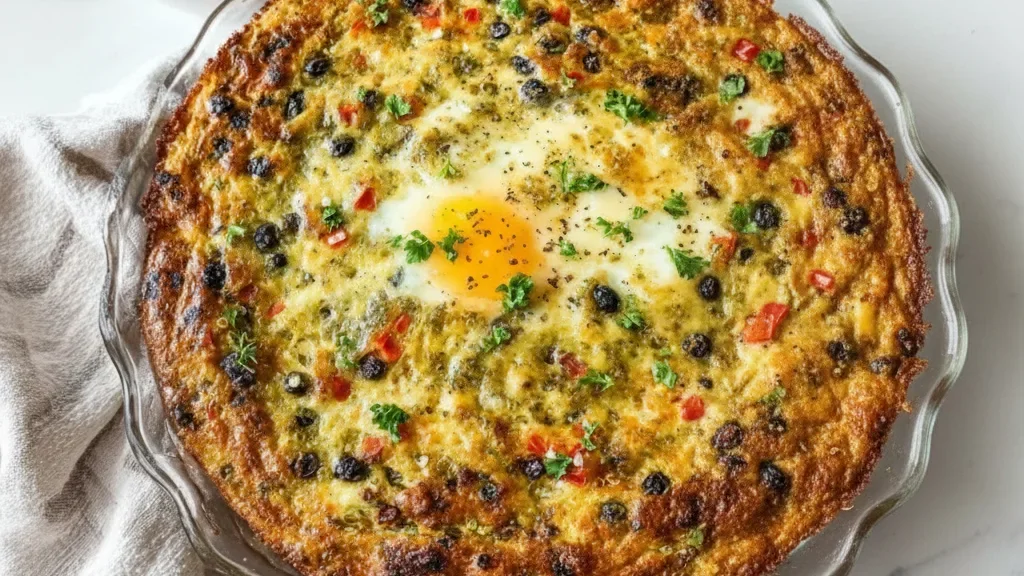 Savoury Quinoa Breakfast Bake