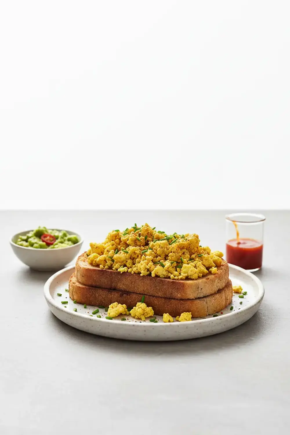 Scrambled Tofu on Sourdough Toast