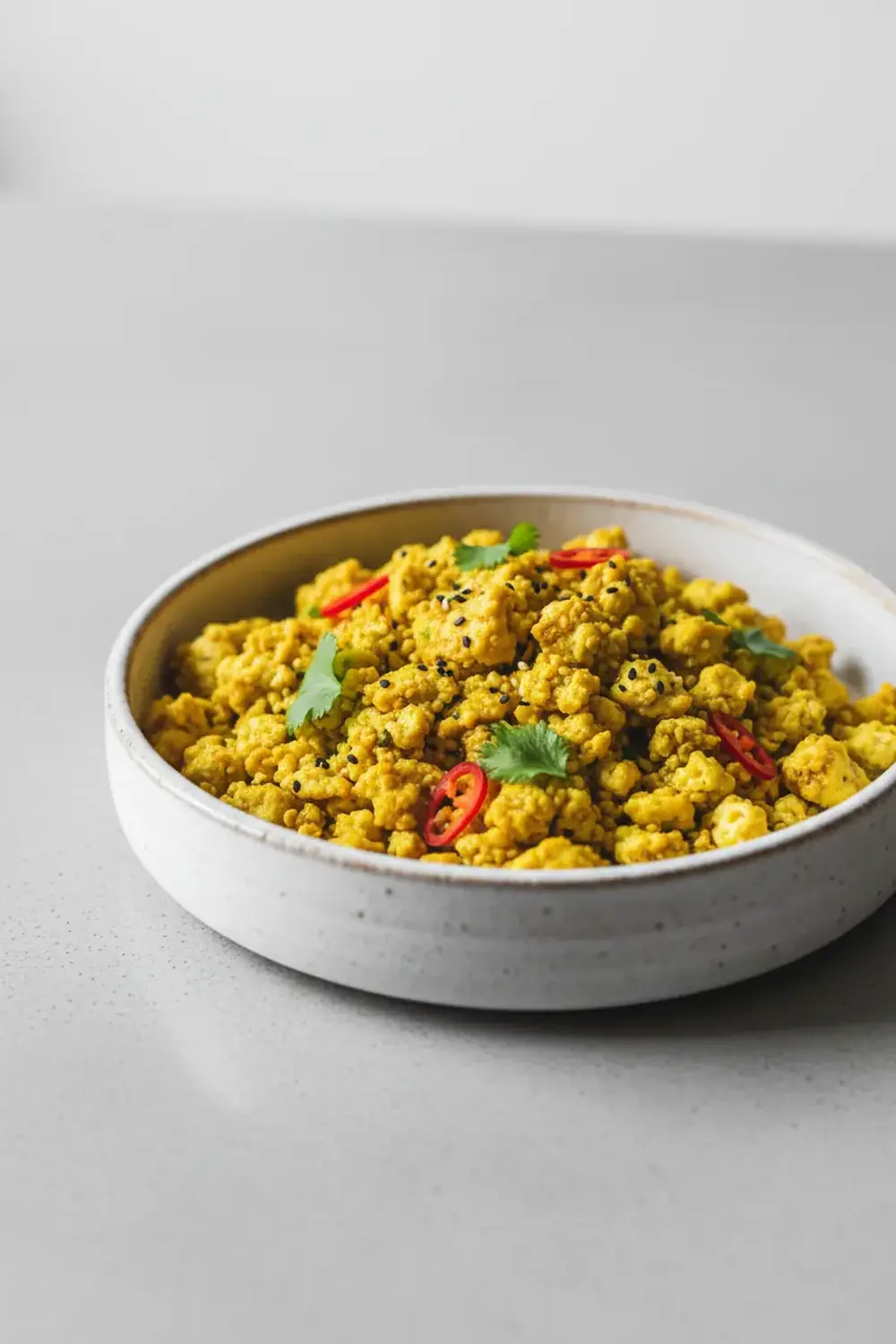 Scrambled Tofu with Turmeric