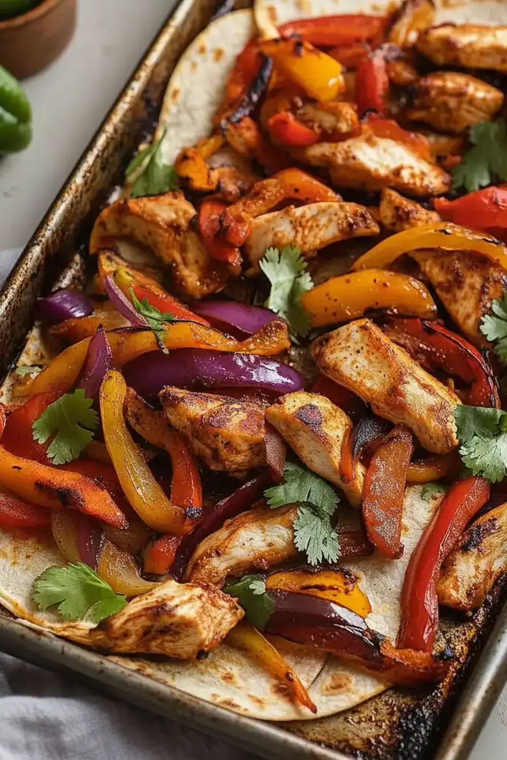 Sheet Pan Chicken Fajitas