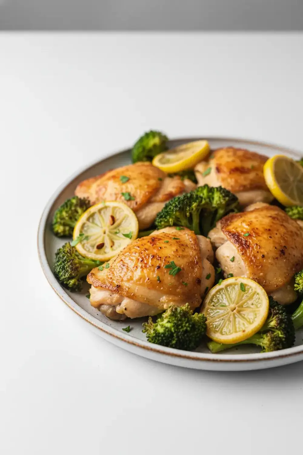 Sheet Pan Lemon Chicken and Broccoli