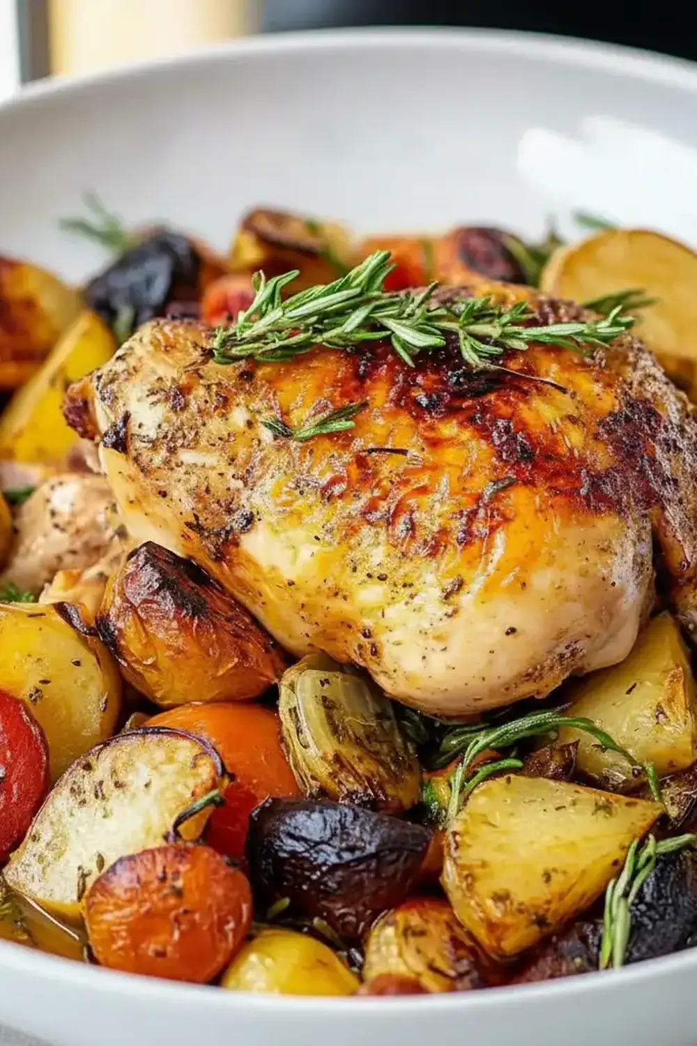 Sheet Pan Lemon Herb Chicken & Veggies