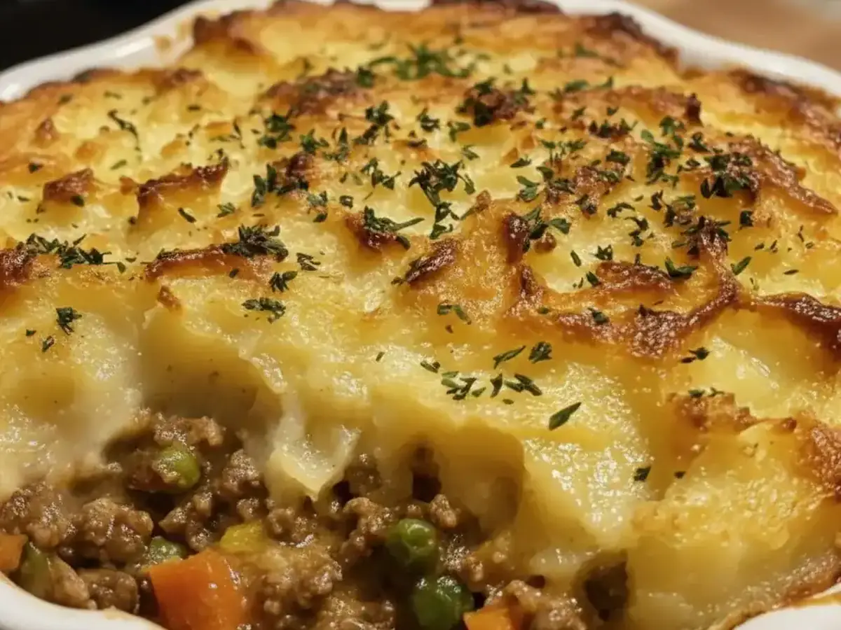 Shepherd's Pie with Cauliflower Mash