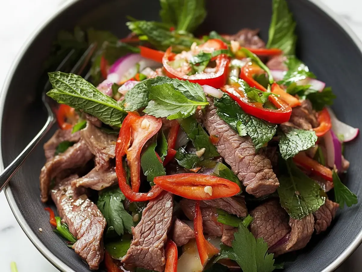 Sirloin Steak Salad with Avocado