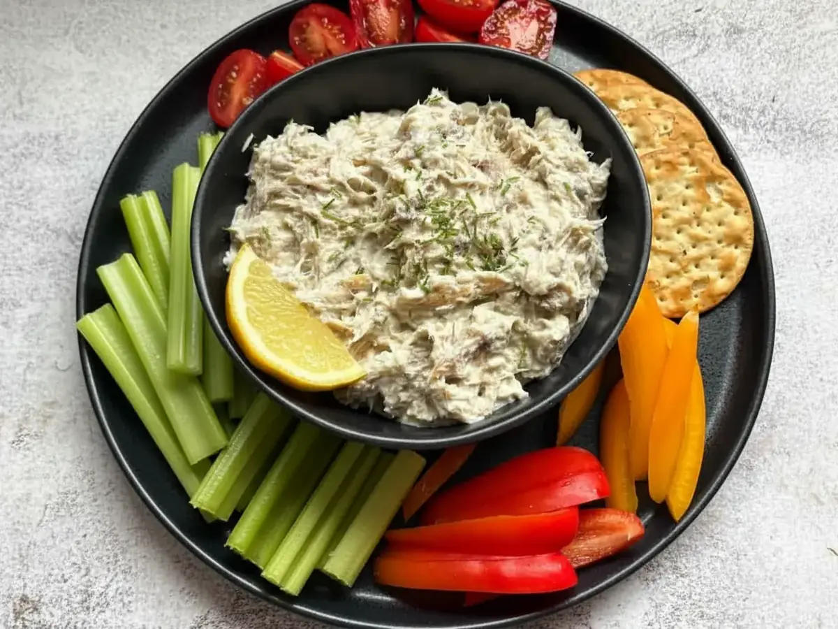 Smoked Mackerel Pâté with Celery Sticks