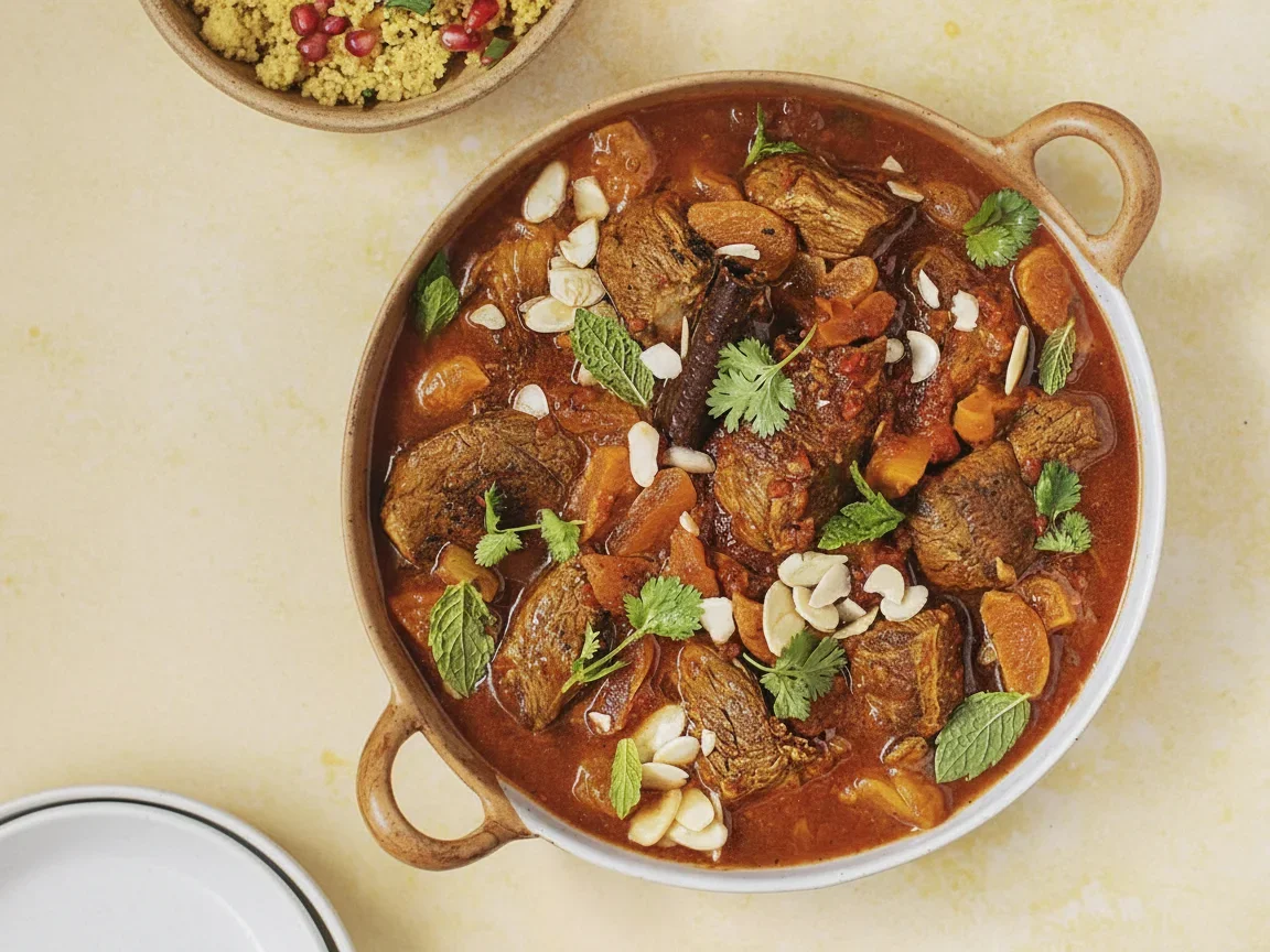Spiced Lamb & Apricot Tagine Soup