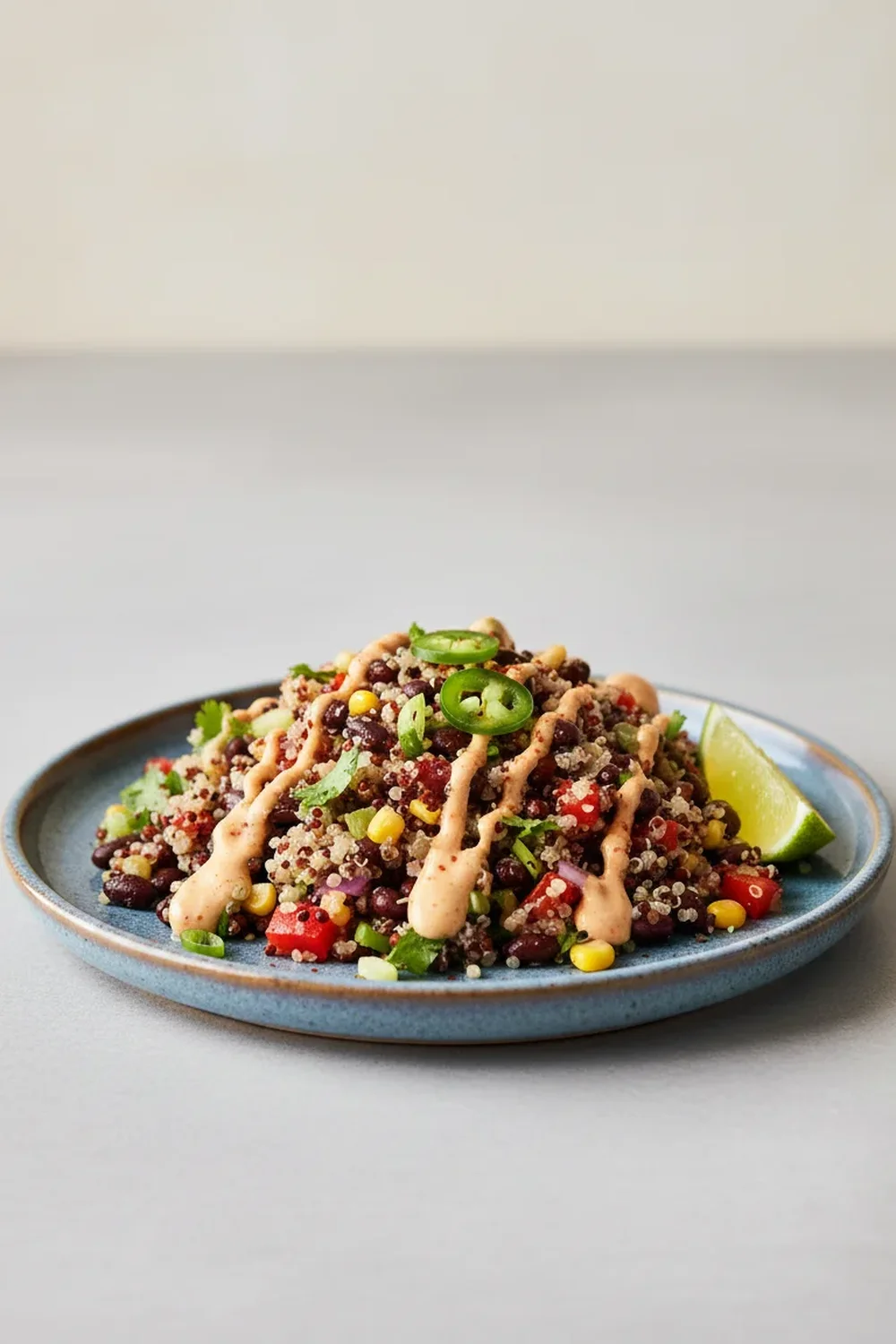 Spicy Black Bean & Quinoa Salad