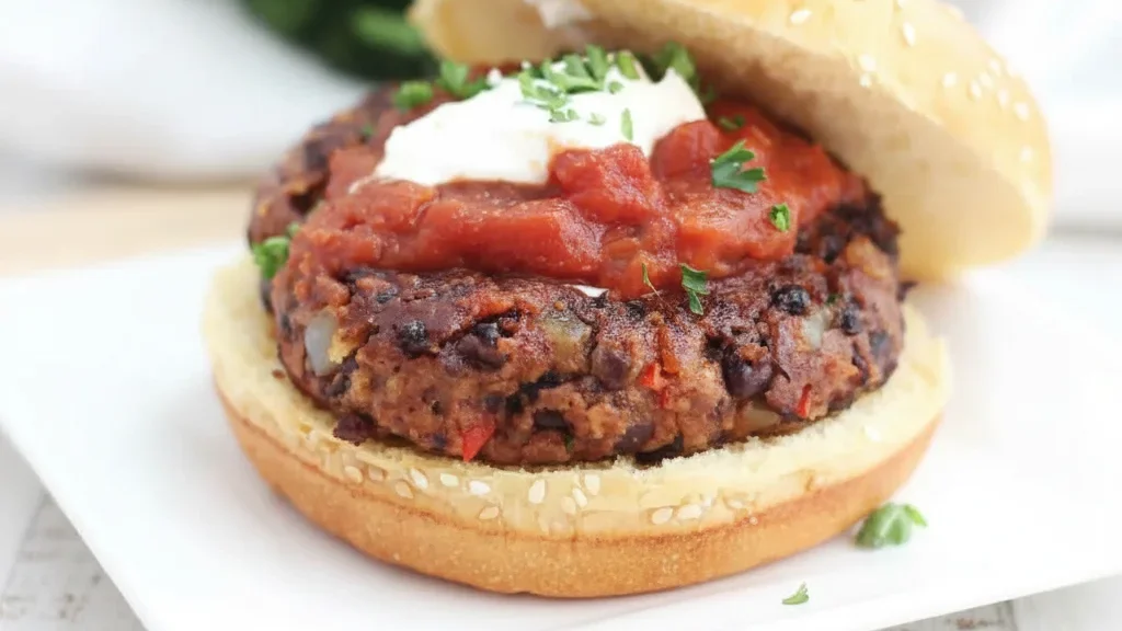 Spicy Black Bean Burgers