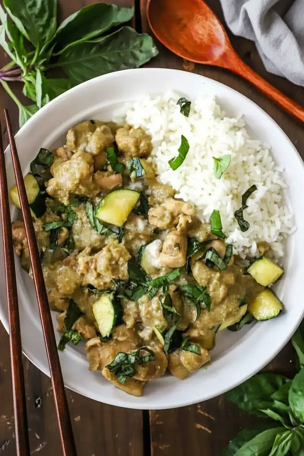 Thai Green Curry with Chicken Bowl
