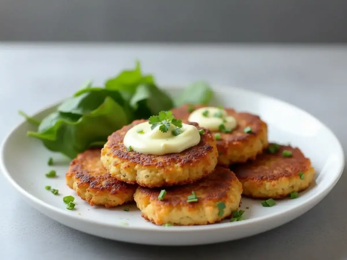 Tinned Salmon Fishcakes with Quick Aioli