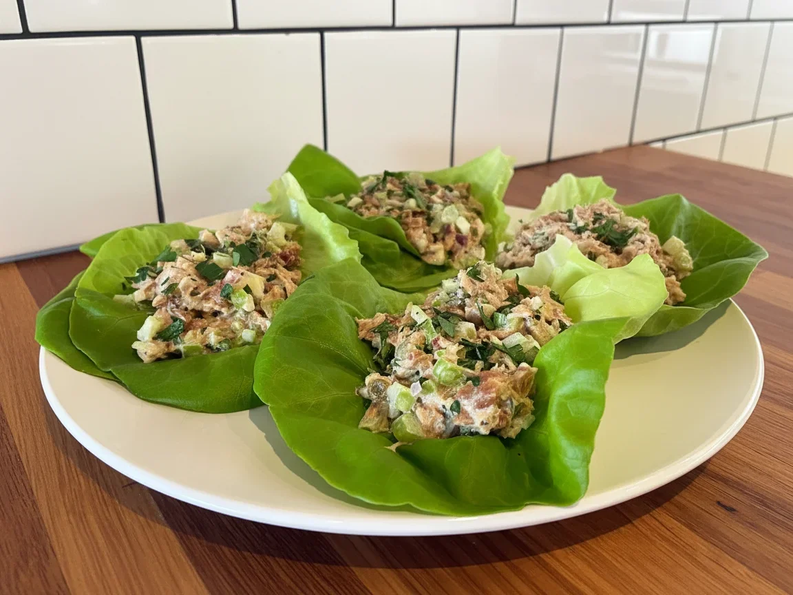 Tuna Salad Lettuce Cups