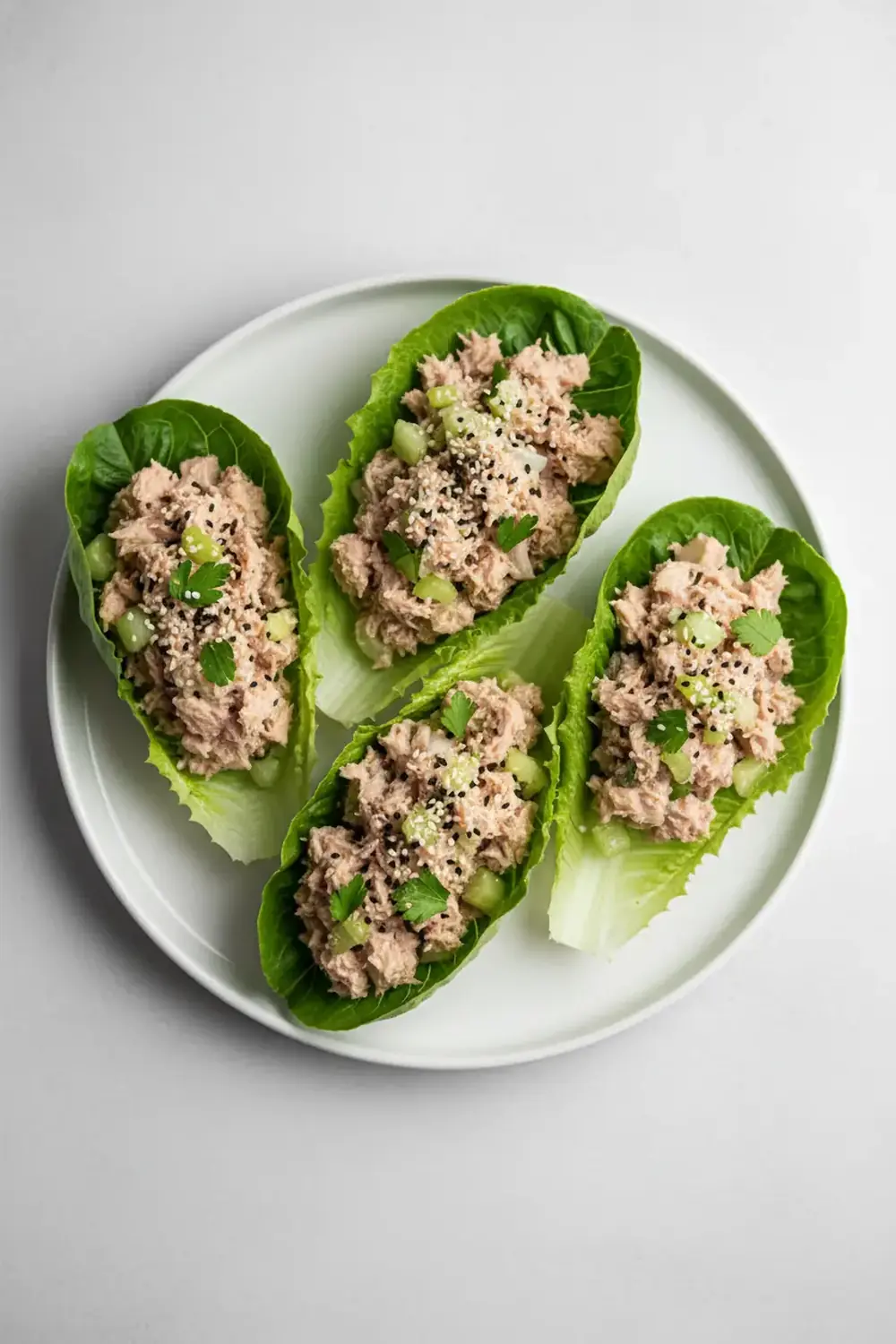 Tuna Salad Lettuce Wraps