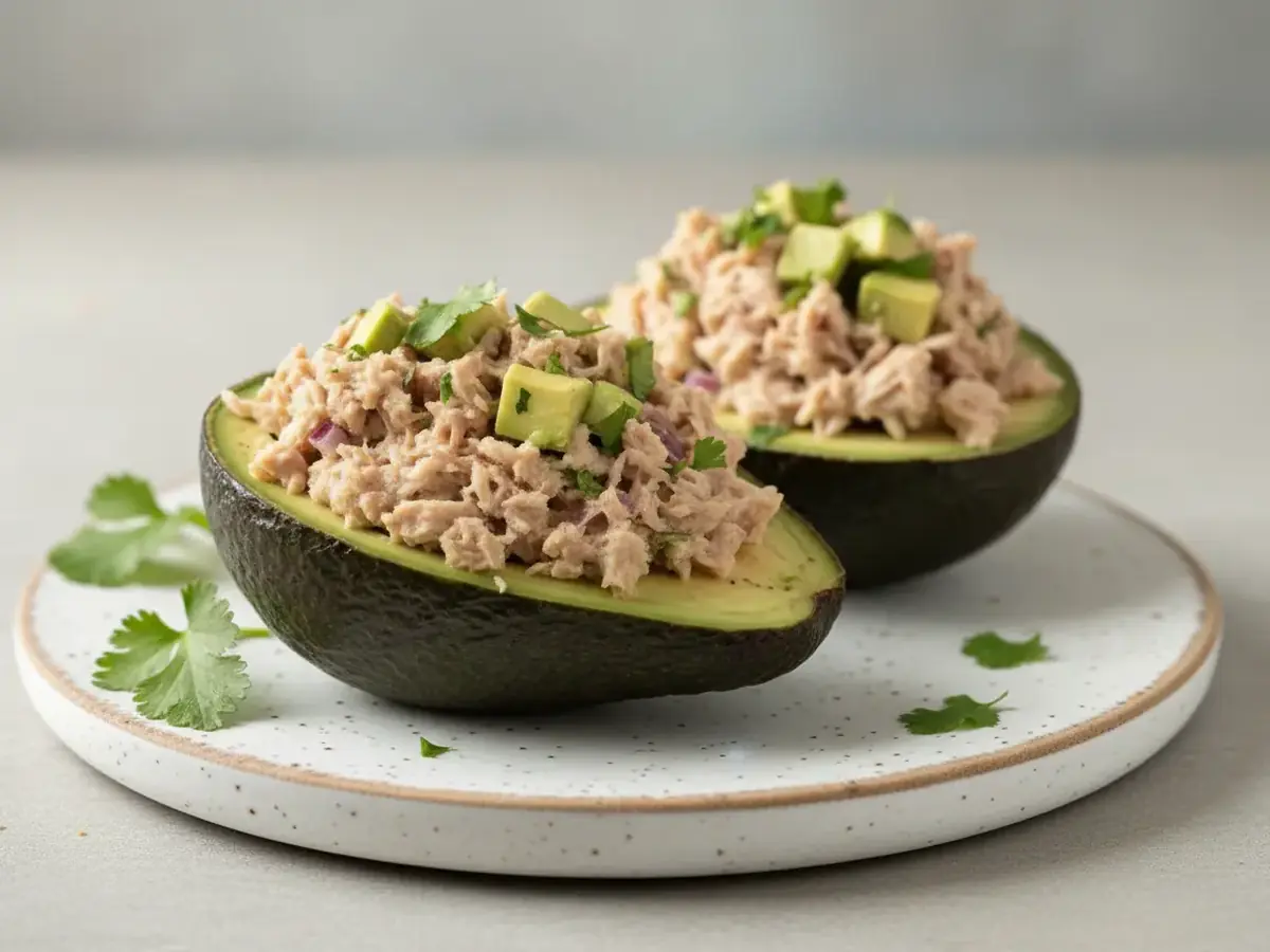 Tuna Salad Stuffed Avocados