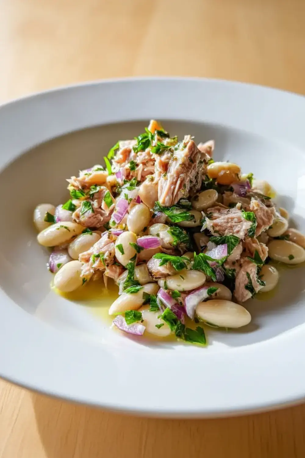 Tuna & White Bean Salad with Lemon Vinaigrette
