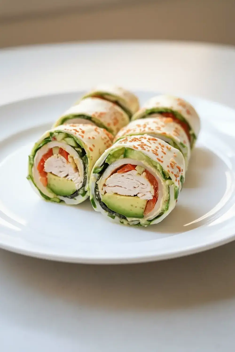 Turkey and Avocado Roll-Ups