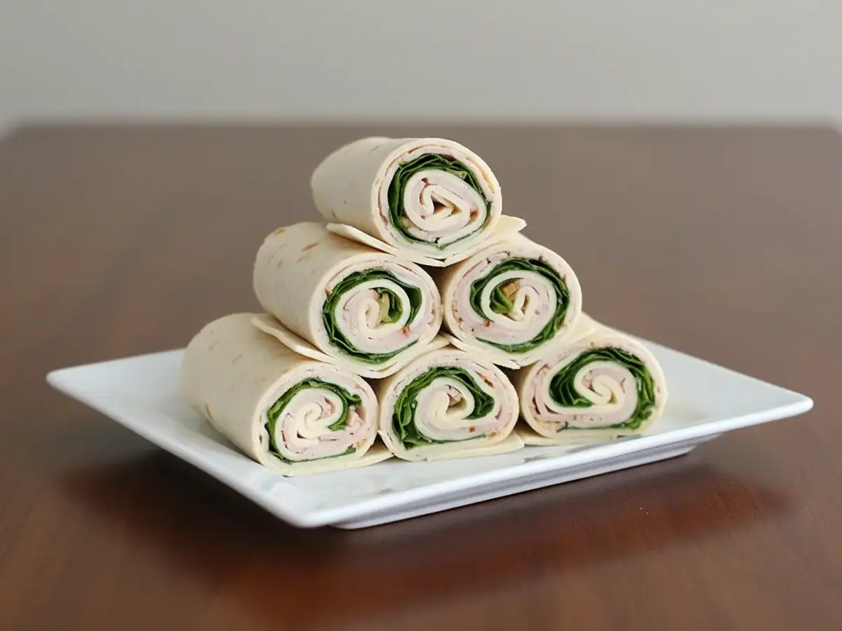 Turkey and Cheese Roll-Ups