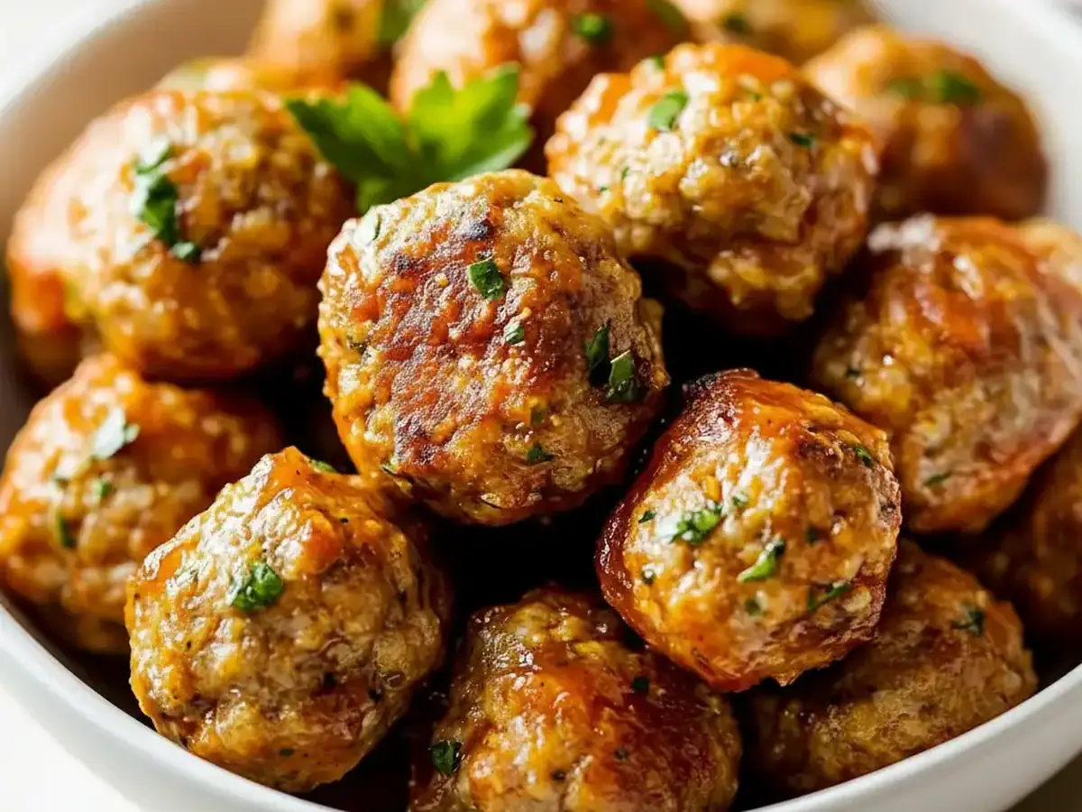 Turkey Meatballs in Marinara Sauce