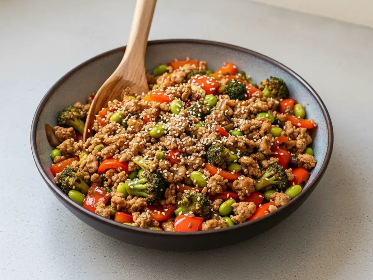 Turkey Mince & Veggie Stir-fry
